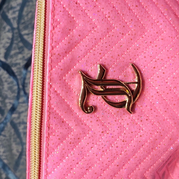 Juicy Couture Pink and Floral Cosmetic Bag Set - Picture 4 of 8